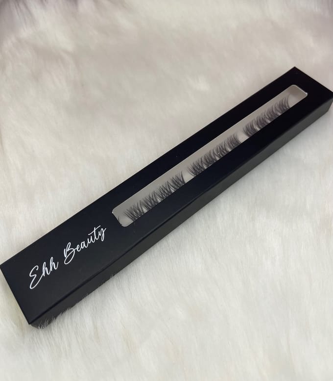 EHHbeauty - Diy lashes - Cluster - Lashes - Extentions - Fake lashes - 10 MM - Nepwimpers - Natuurlijk - Segment
