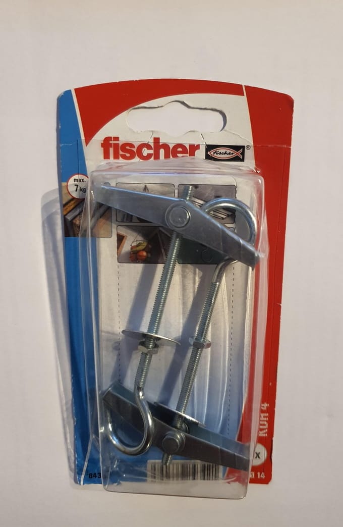 Fischer Tuimelplug Kdh Metaal - Diameter 14 Mm - 2 Stuks