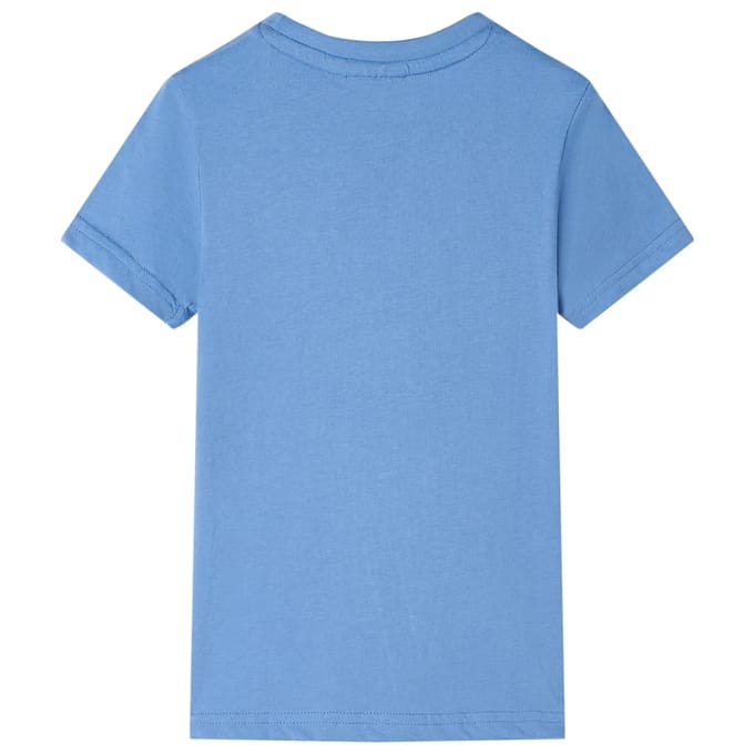 vidaXL - Kindershirt - 128 - middelblauw