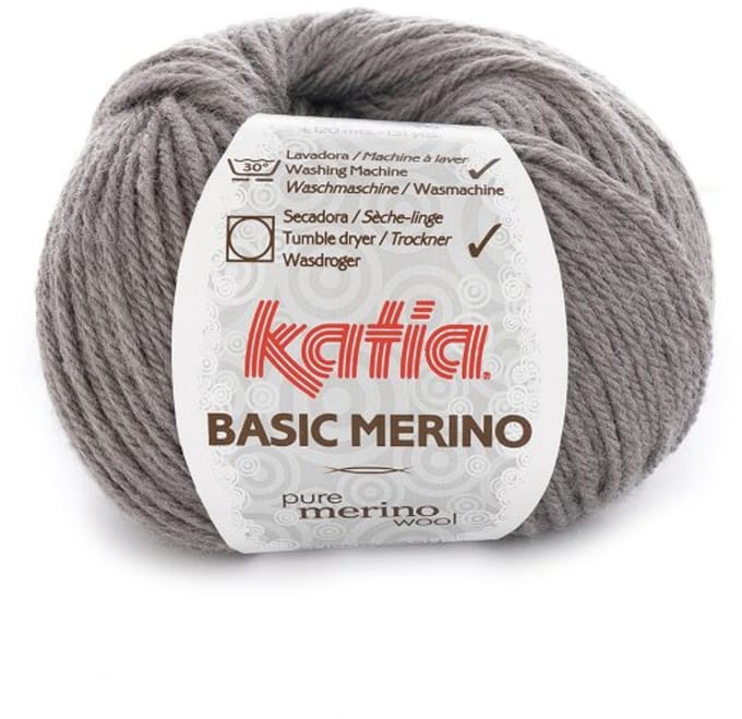 Katia Basic Merino - 13 grijs - Wol/Acryl Garen