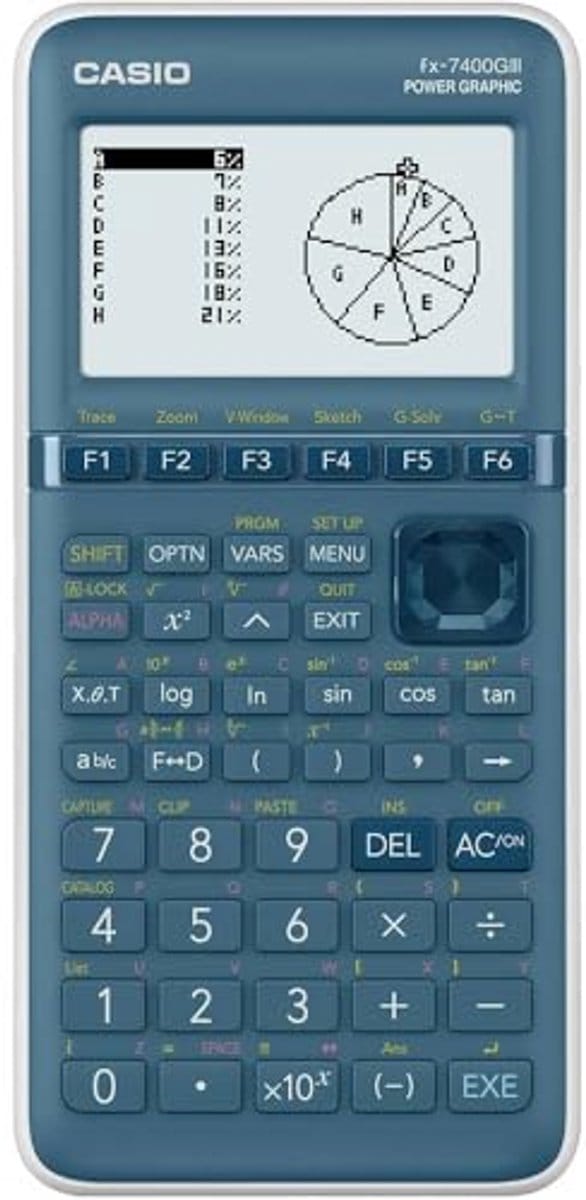 Grafische Rekenmachine met Monochroom Display en Geavanceerde Analysefuncties