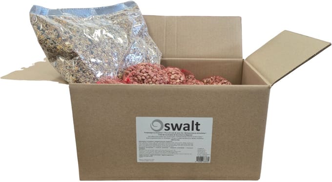Oswalt - Pindanetjes & Strooivoer - 25 stuks/5kg - Buitenvogelvoer