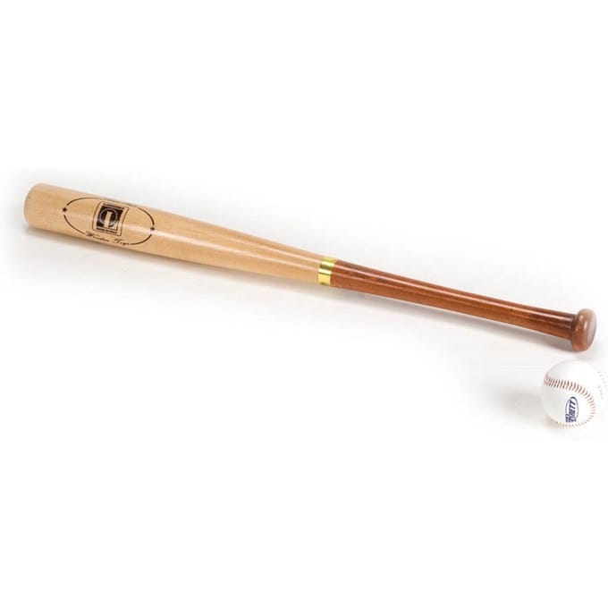 Batte de baseball LUCIO LONDERO 770 en hêtre clair-foncé + balle