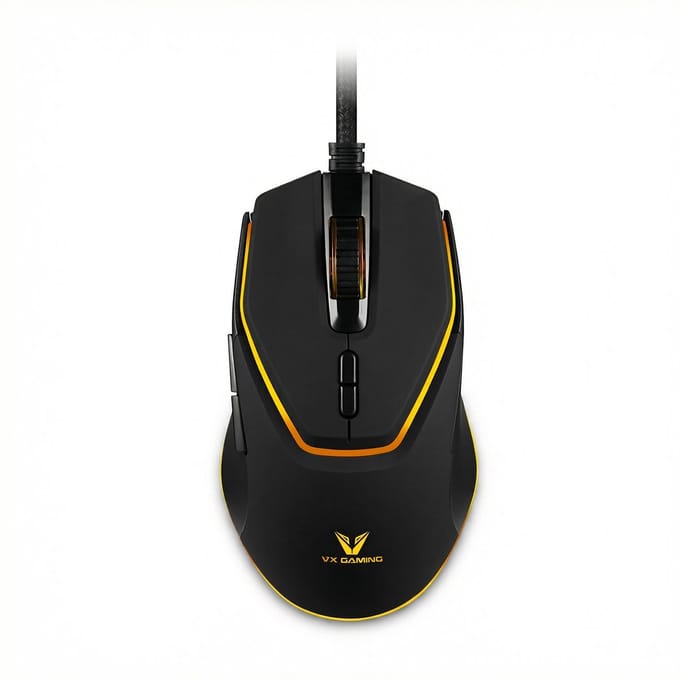 VX Gaming Griffin - Gaming muis - Bedraad - RGB - 7.000 DPI - 7 Knoppen - Zwart