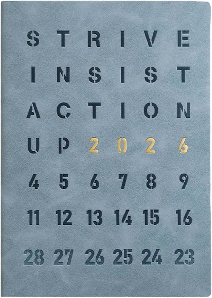 Weekplanner 2026 – Notitieboek – Doelplanningsnotitieboek – Blauw