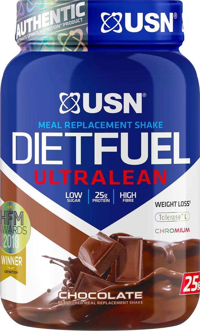 USN Diet Fuel Ultralean (1000g) Chocolate - Eiwitten - Maaltijdvervangers