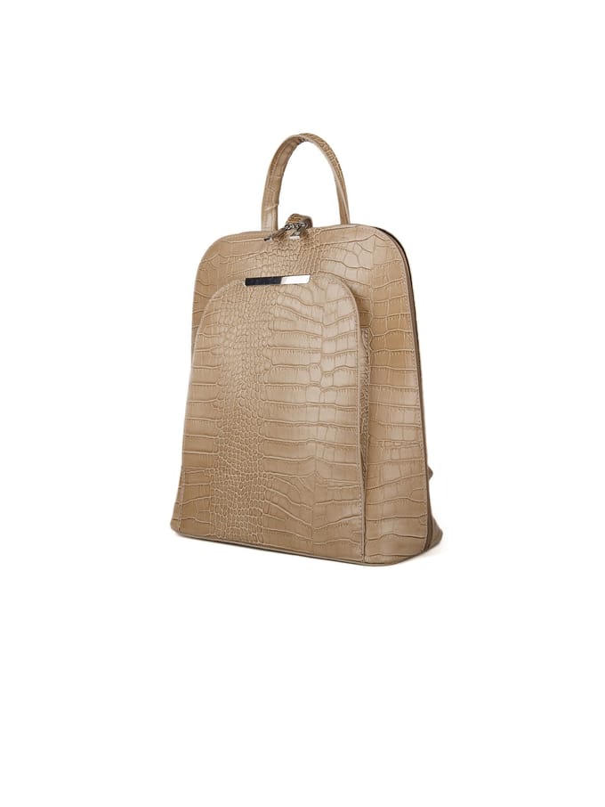 Giulia Monti Rugzak Grijs Beige