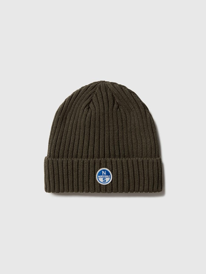 North Sails Muts Geribbeld breisel met fleece voering
