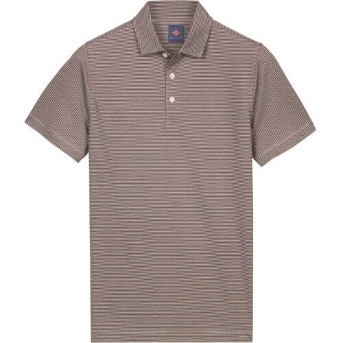 Baileys Polo Yarn Dyed Small Stripe Navy / male