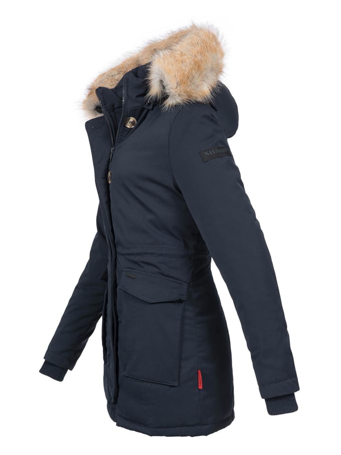 Navahoo Dames Winterjas Schneeengel – Warm, Waterafstotend & Met Afneembare Bontkraag