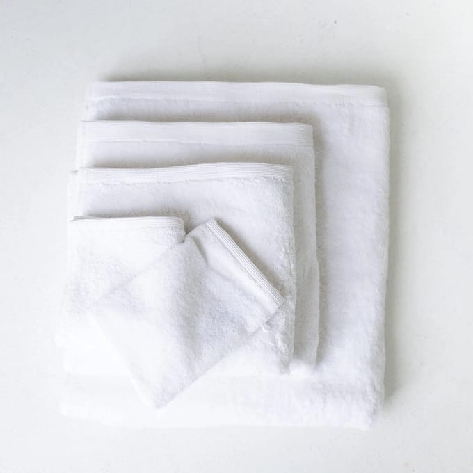 Linolux Handdoek Home Wit – 100% Katoen – 580 g/m² – Zacht & Absorberend