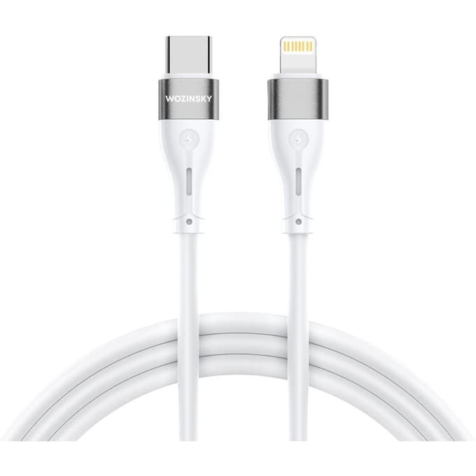 Wozinsky WSTCL1 Lightning / USB-C PD 27W 1 m Cable - White