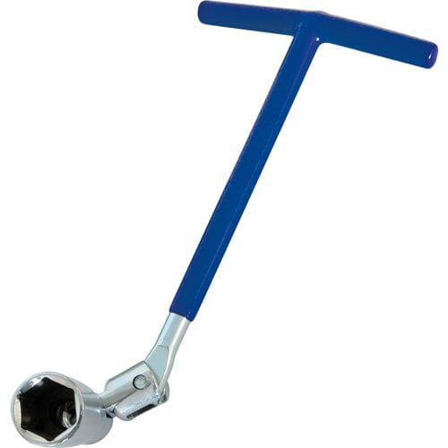 Carpoint Bougiesleutel 21 mm – T-Grip – Scharnierend – Staal – Ergonomisch – Voor Moeilijk Bereikbare Bougies