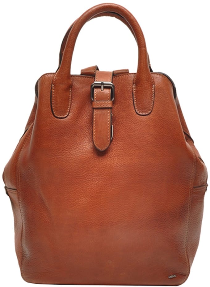 Berba | Lucca | Rugtas | 10 Liter | Dames | Leer | Cognac