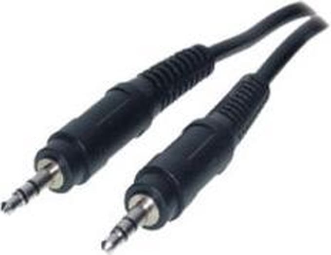 3.5mm/3.5mm 2.5m - 3.5mm - Male - 3.5mm - Male - 2.5 m - Black