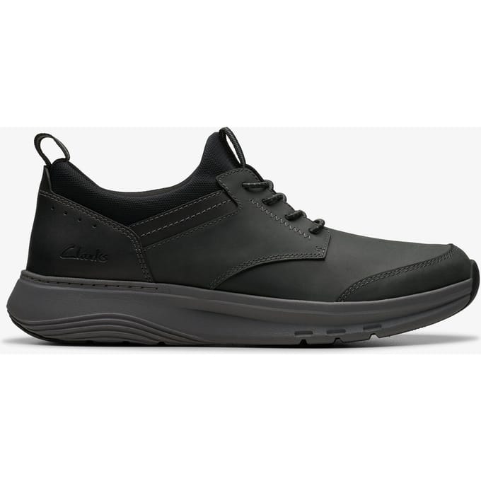 Motion Trek EZ Zwarte Leren Sneakers
