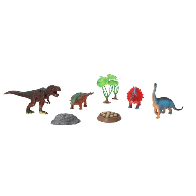 KiddyGo dinosaurus speelset - 8 delig - educatief speelgoed voor kinderen.