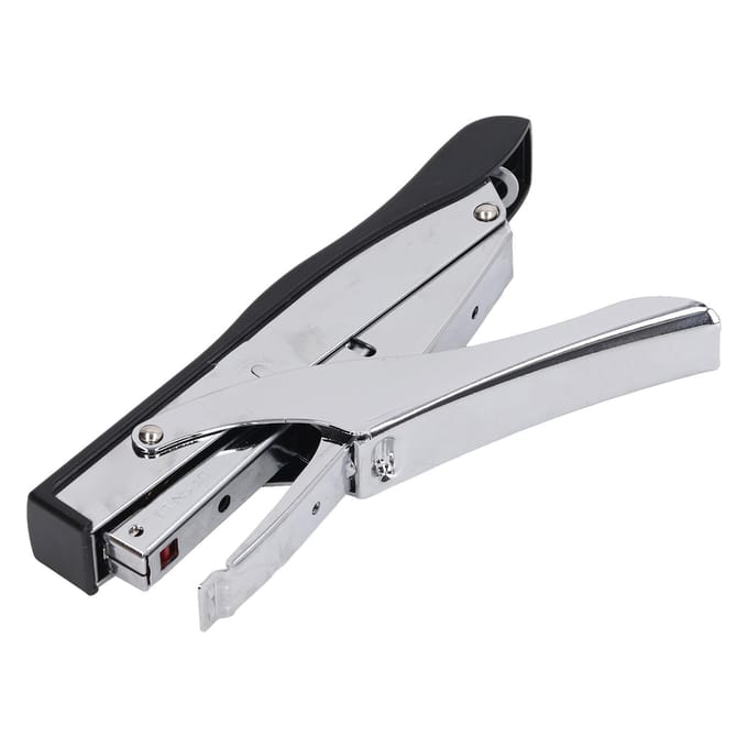 Handnietmachine 10 vel capaciteit Ergonomische arbeidsbesparende mini nietmachine voor het inbinden van documenten zwart