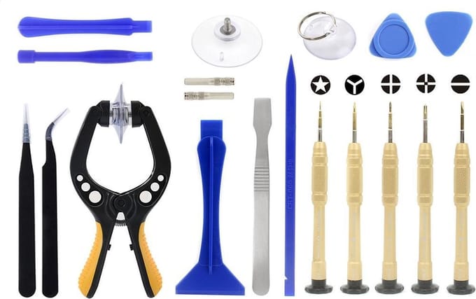 Let op type!! JIAFA JF-8149 19 in 1 Multi-functional Repair Tool Set with Bag