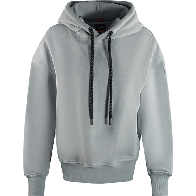 Parajumpers Githa effen haai grijze oversized hoodie