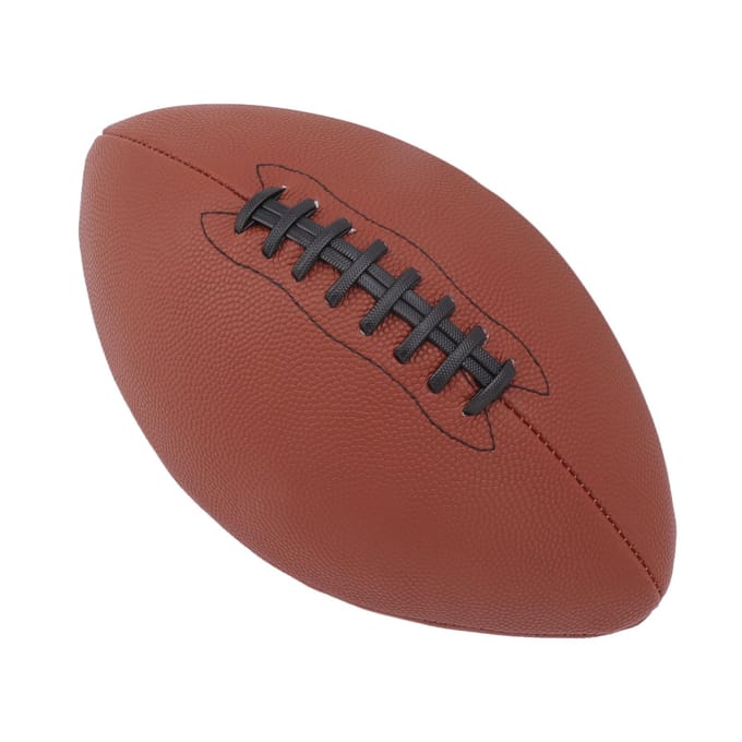 Taille 9 Junior Football Composite PU Vessie en Caoutchouc Gonflable Football d'Entraînement pour Lycéens pour Enfants brown