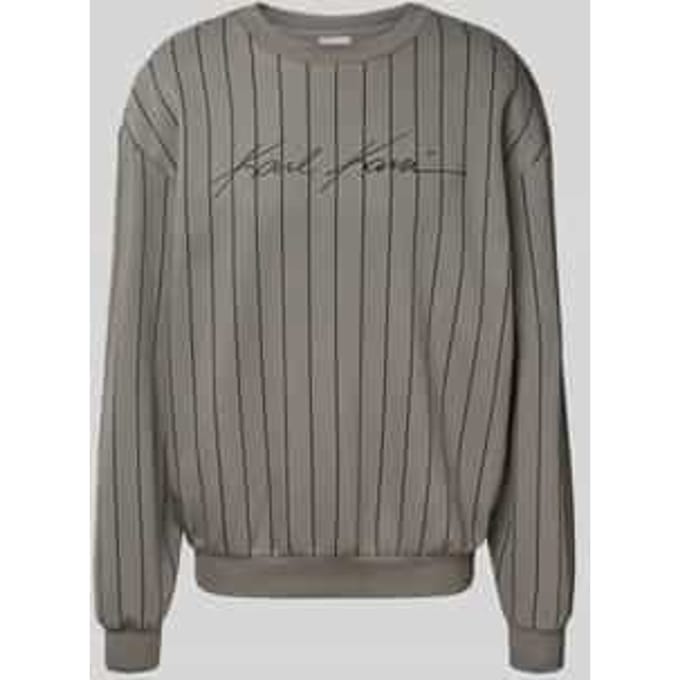 Sweatshirt met labelstitching