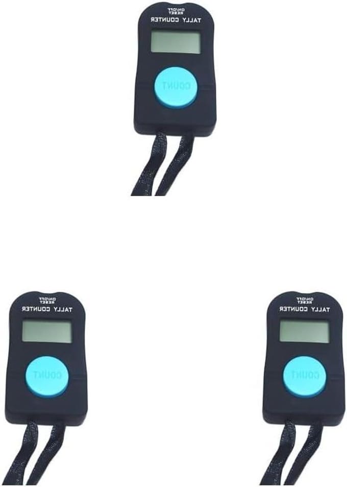 Hand Tally Counter - Digitale Teller - Sport Wedstrijd Tellen - Draagbaar Ontwerp - 6 x 4 x 2 cm