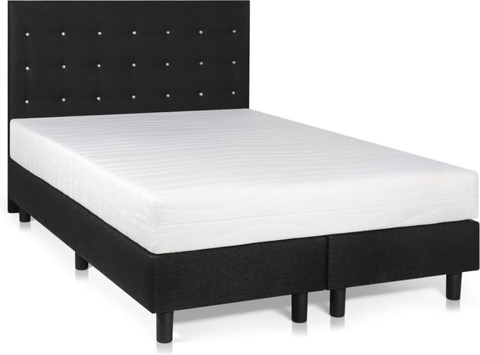 Boxspring Bling Bling Diamond - Pocketvering 7-zones matras - 140x200 cm