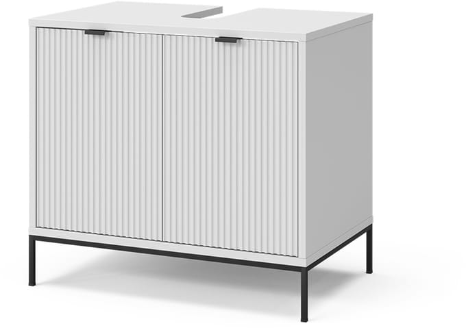 Vicco Eliza Wastafelonderkast – 70 x 63 cm met 2 deuren Wit