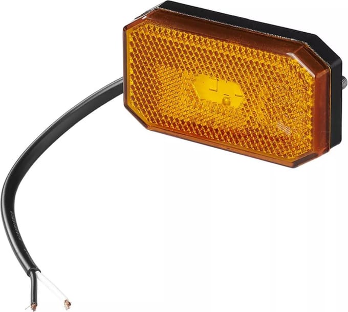 ProPlus Zijmarkeringslamp LED - Waterdicht - 12/24V - Oranje - 80 x 44 mm