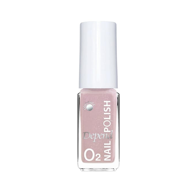 Depend Cosmetic | Nagellak | Nailpolish | O2 | lila/roze met glitter/shimmer | 832 | 5ML