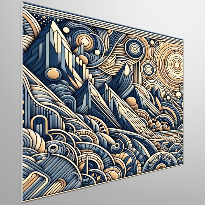 Kunstprint | Wanddecoratie | Dibond | 80 × 80 cm