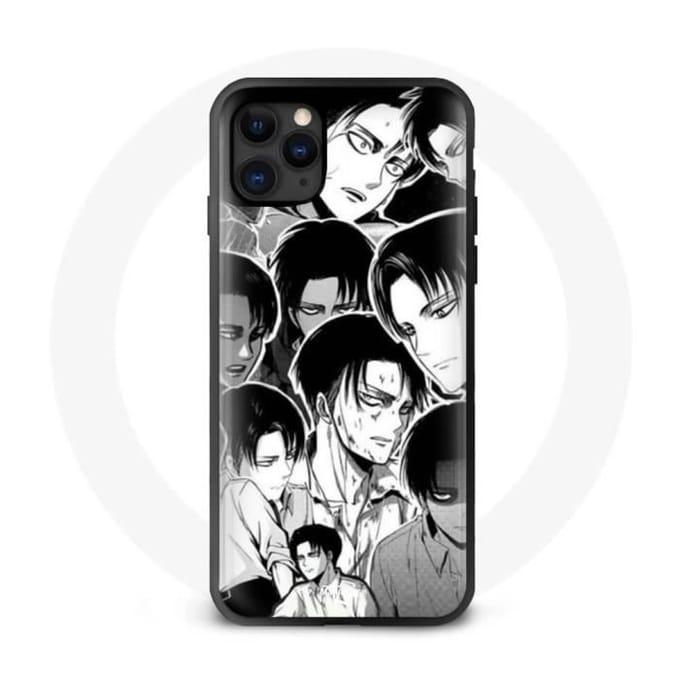 Coque - Maniacase - Iphone 13 Mini - Noir - Souple - Attack On Titan noir