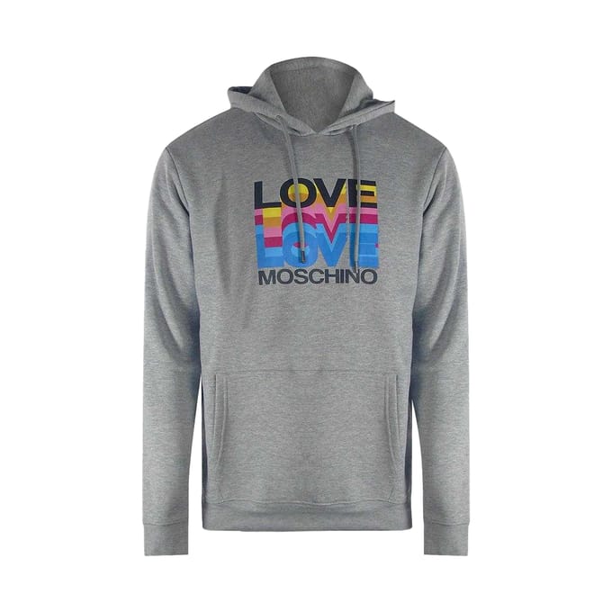 Love Moschino Dames/Dames Multi Logo Hoodie (Grijs)