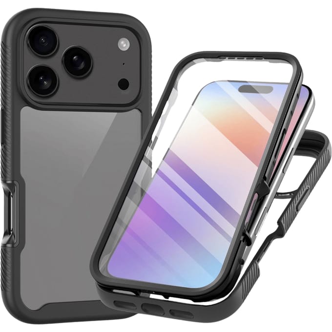 Comfycase Apple iPhone 17 Pro Full Protection Hoesje Zwart