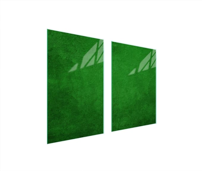 TMK ArtDeko - Serie Snijplank - Groen - Glas - 65x52 cm