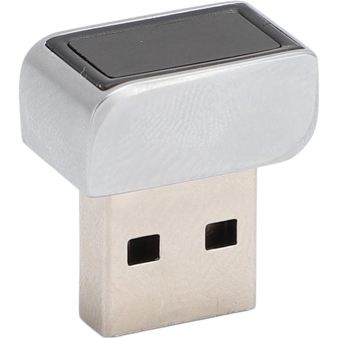 USB Vingerafdruklezer 360 Graden Aanraak 0.5s Snelle Matching 13 X 7mm Groot Oppervlak Draagbaar gray