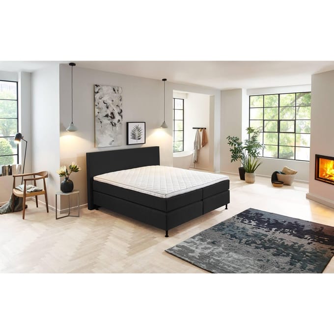 Boxspring Loft Glasgow inclusief dekbed 180 x 200 cm | Vitality Pur