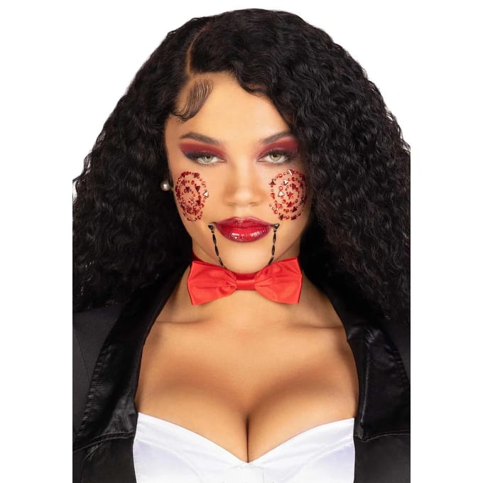 Gezichtstickers voor vrouwen Leg Avenue Puppet