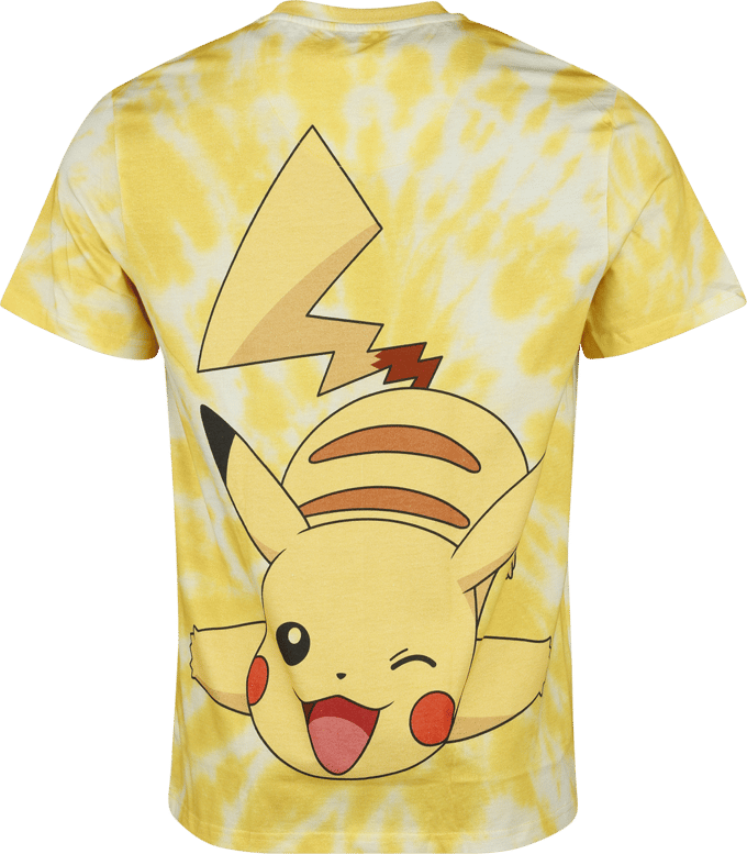 Pokémon - Gaming T-shirt - Ash & Pikachu - M - voor Mannen - geel