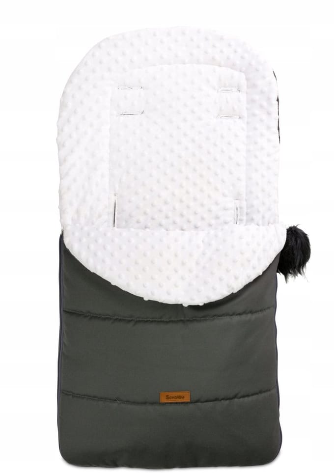 Sensillo - Husky Baby Slaapzak - Grafiet / Wit