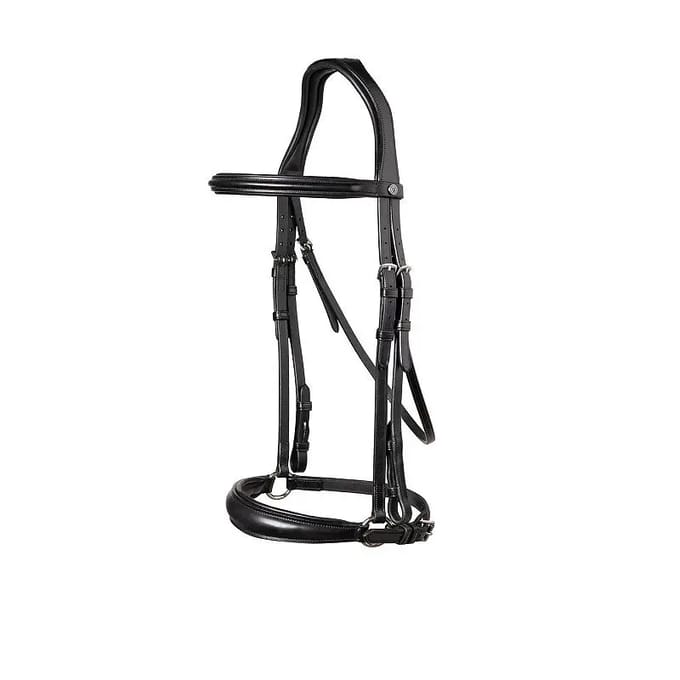 Trust Rome trens hoofdstel lage neusriem Black Cob