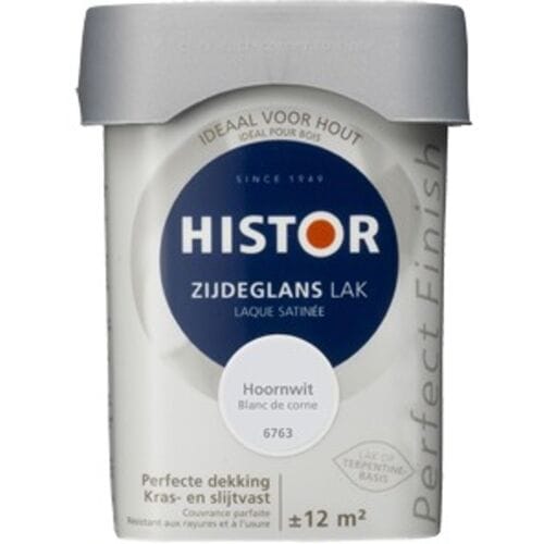Histor Perfect Finish Lak Zijdeglans 0,75 liter - Hoornwit