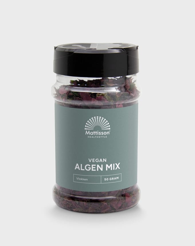 Mattisson - Absolute Algenmix - Dulse, Nori en Ulva Algen Vlokken - 60 Gram