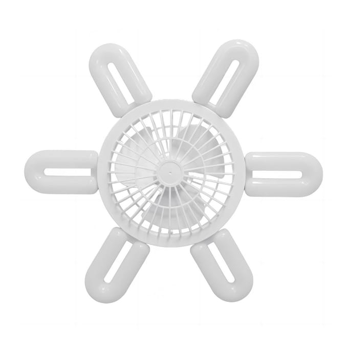 6 Blade LED Opvouwbare Bladlamp E27 Schroef Vliegende Schotellamp Brede Voltage Ventilatorlampen Remote Control