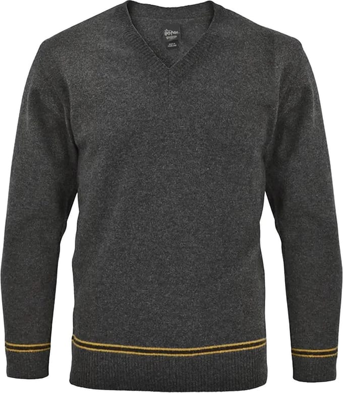 Lochaven Hufflepuff / Huffelpuf V-Neck Sweater - Lochaven - Harry Potter - Medium