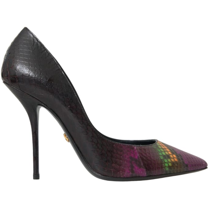 Dolce & Gabbana Multicolor Exotische Leren Hakken Pumps Schoenen