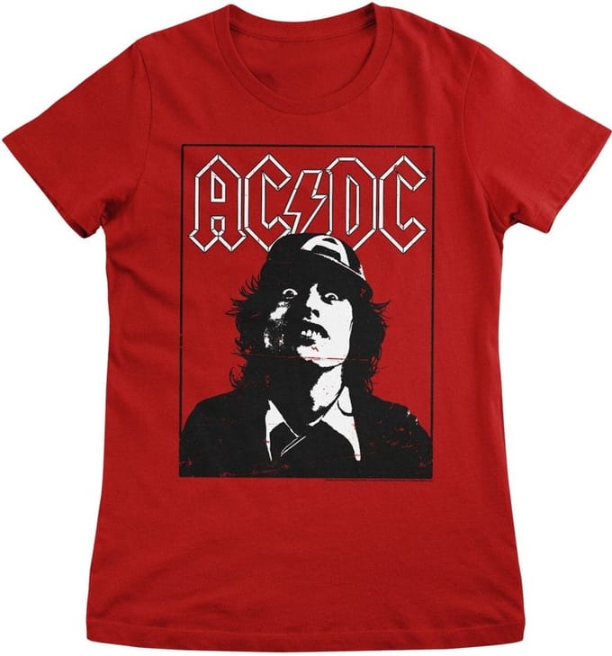 AC/DC Dames-T-shirt 'Lock Up Your Daughters ' Girly PS-5-ACDC005-H69-17