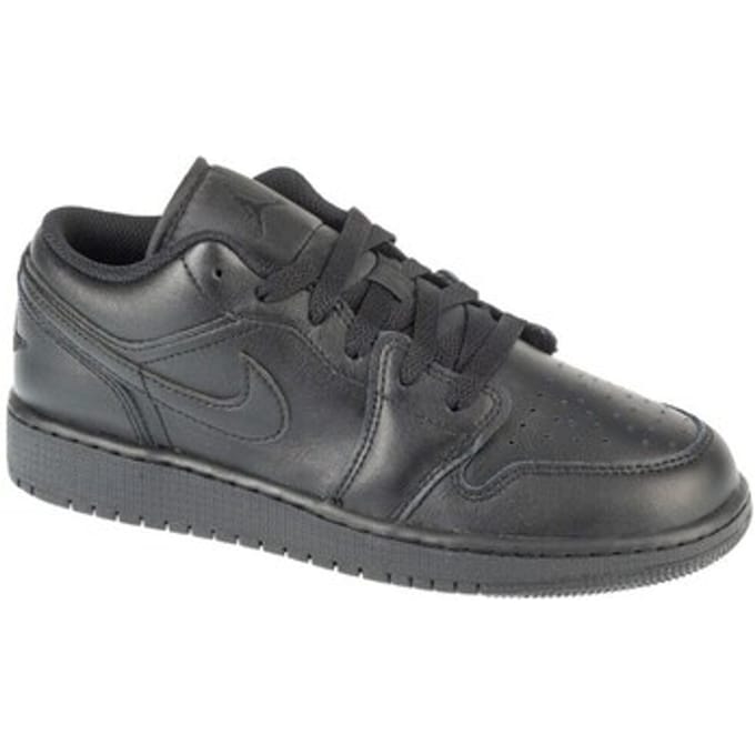 Jordan Air 1 Low Junior - Zwart - Kind, Zwart 38.5