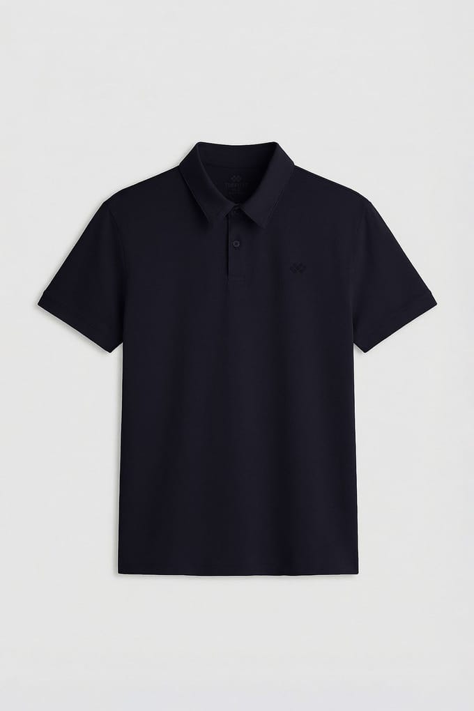 Heren Katoenen Elastaan Polo T-Shirt